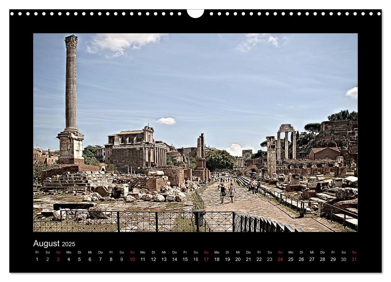 Bild: 9783435827640 | Roma (Wandkalender 2025 DIN A3 quer), CALVENDO Monatskalender | 2025