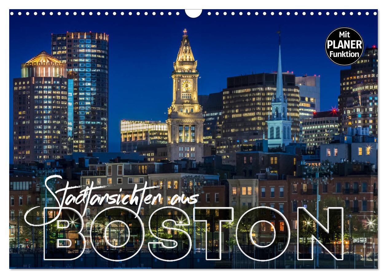 Cover: 9783435368402 | Stadtansichten aus Boston (Wandkalender 2025 DIN A3 quer), CALVENDO...