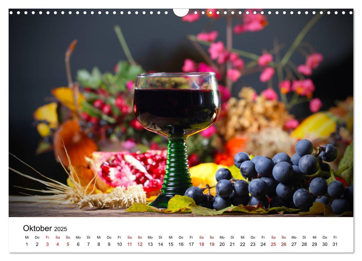 Bild: 9783435404643 | Weinkalender (Wandkalender 2025 DIN A3 quer), CALVENDO Monatskalender