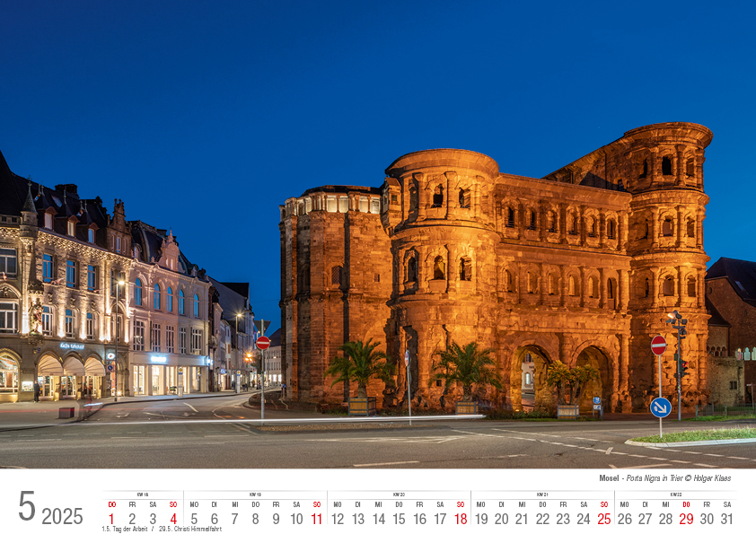 Bild: 9783965352117 | Mosel von Trier bis Koblenz 2025 Bildkalender A4 quer, spiralgebunden