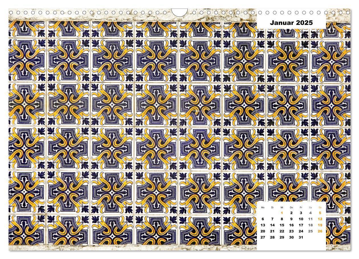 Bild: 9783435305599 | Lissabons Azulejos (Wandkalender 2025 DIN A3 quer), CALVENDO...