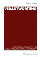 Cover: 9783531126319 | Verantwortung | Harald A. Mieg | Taschenbuch | Paperback | 231 S.