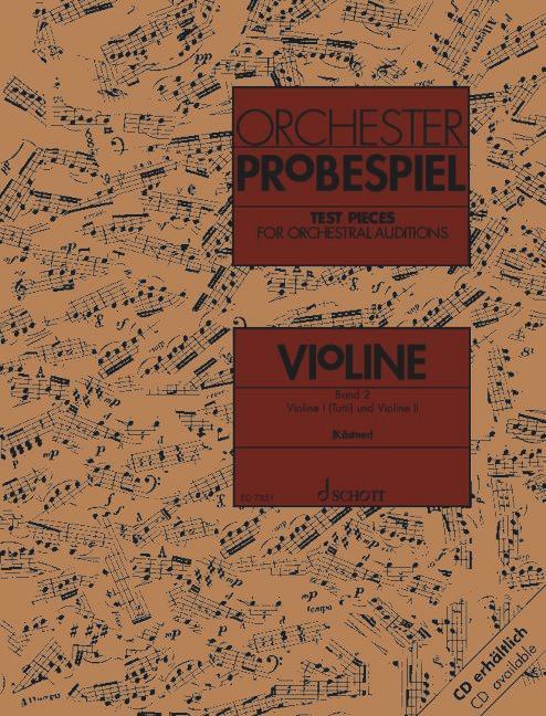 Cover: 9790001081399 | Orchester-Probespiel Violine | Oswald Kästner | Broschüre | Buch