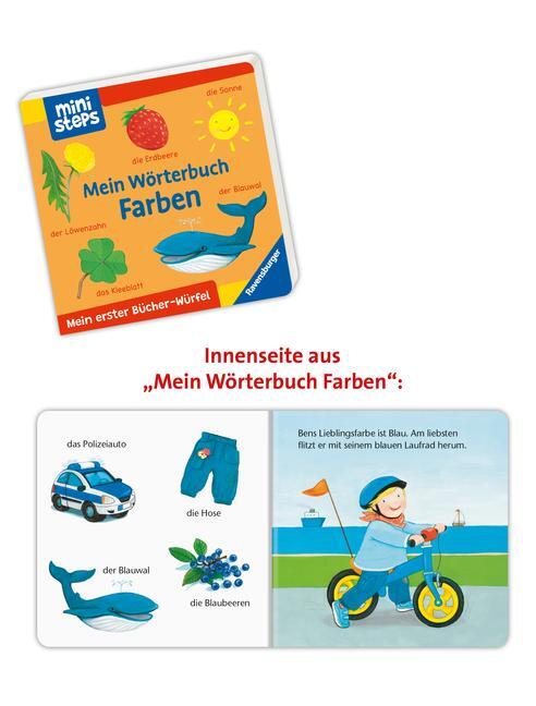 Bild: 9783473317714 | ministeps: Mein erster Bücher-Würfel: Meine ersten Wörter (Bücher-Set)