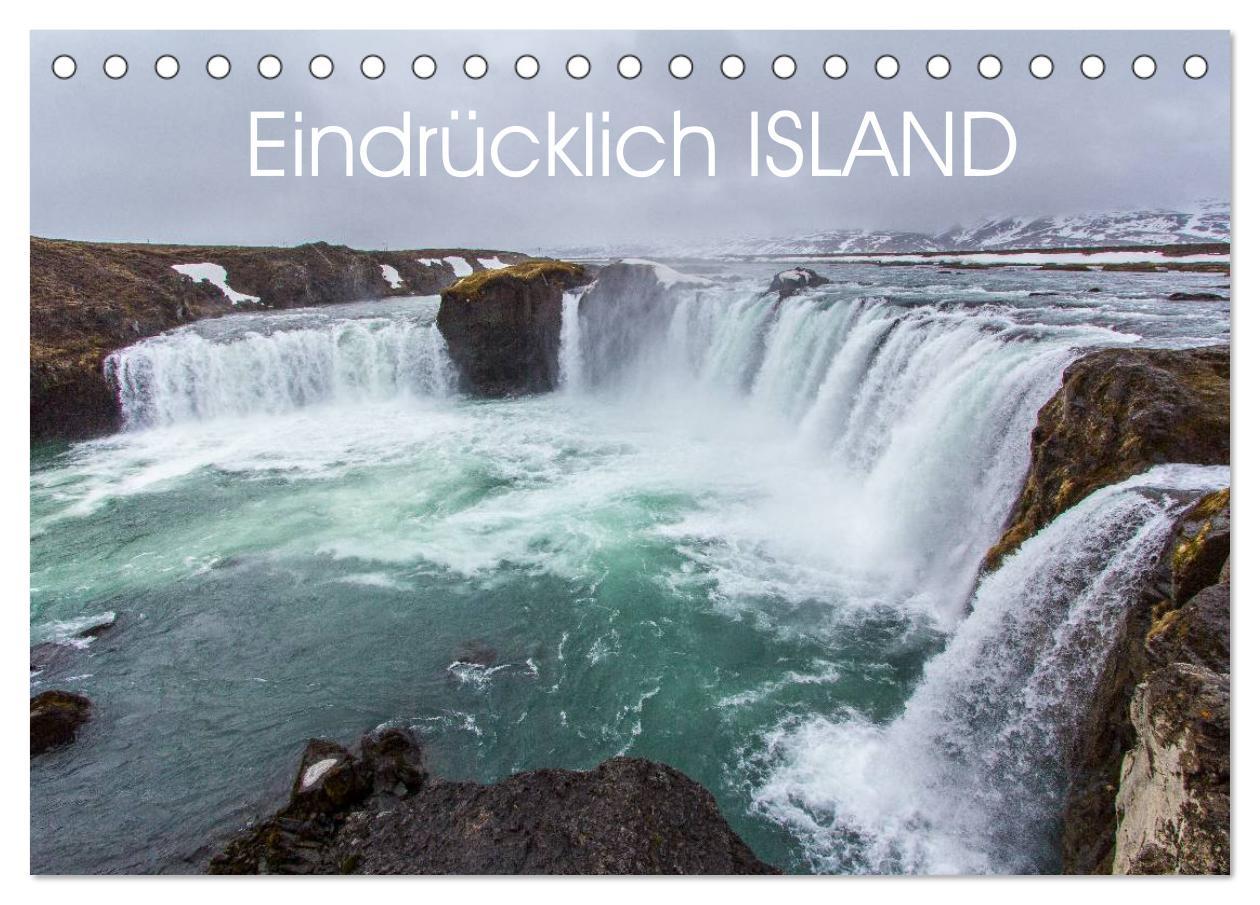 Cover: 9783435524655 | Eindrücklich Island 2025 (Tischkalender 2025 DIN A5 quer), CALVENDO...