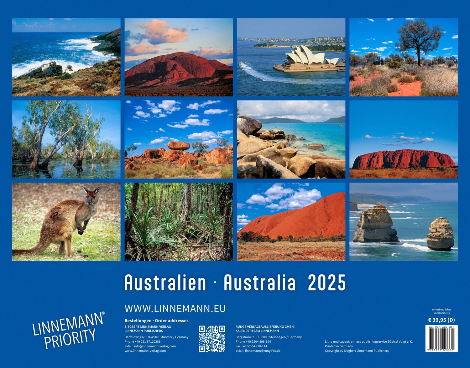 Bild: 9783862923335 | Australien 2025 Großformat-Kalender 58 x 45,5 cm | Australia 2025