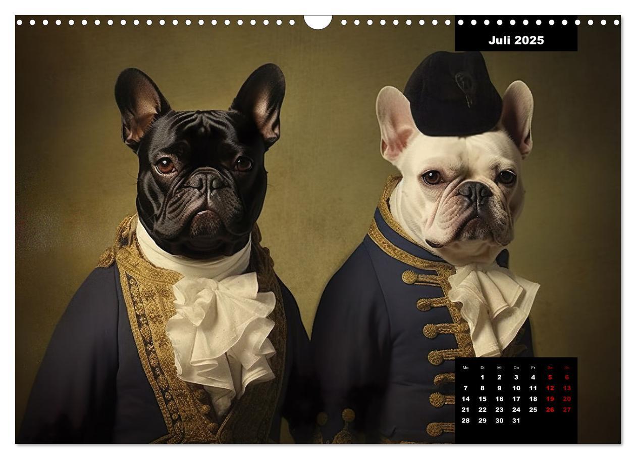 Bild: 9783383891779 | Französische Bulldogge KI Digiart (Wandkalender 2025 DIN A3 quer),...