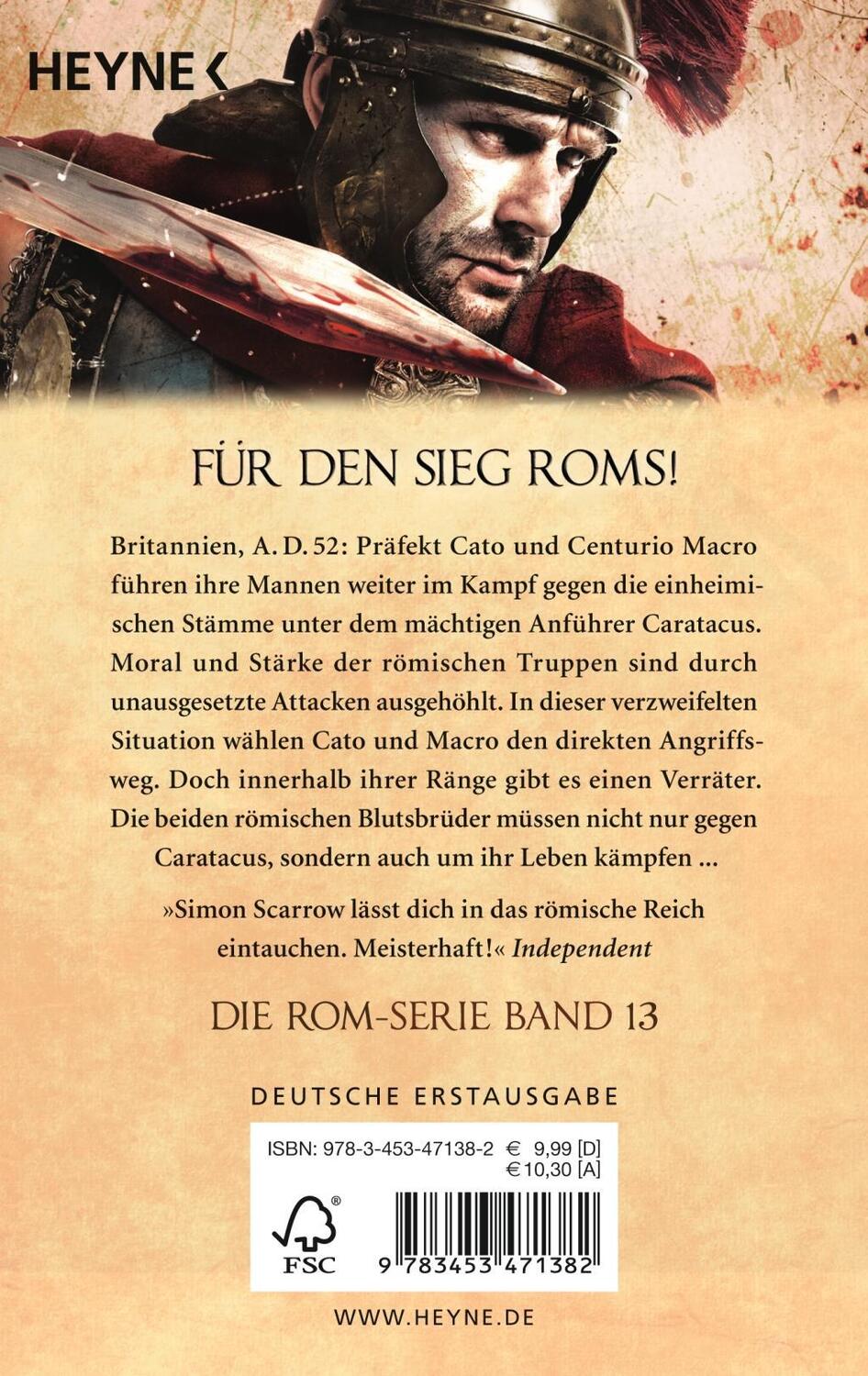 Bild: 9783453471382 | Blutsbrüder | Die Rom-Serie 13 - Roman | Simon Scarrow | Taschenbuch