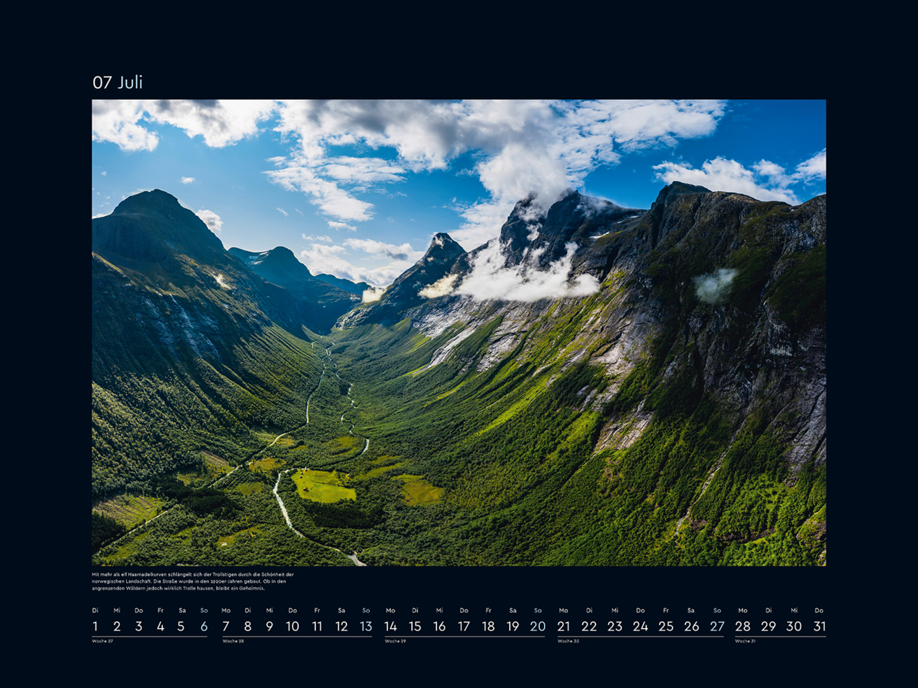 Bild: 9783965913585 | Norwegen - KUNTH Wandkalender 2025 | Kalender | 14 S. | Deutsch | 2025