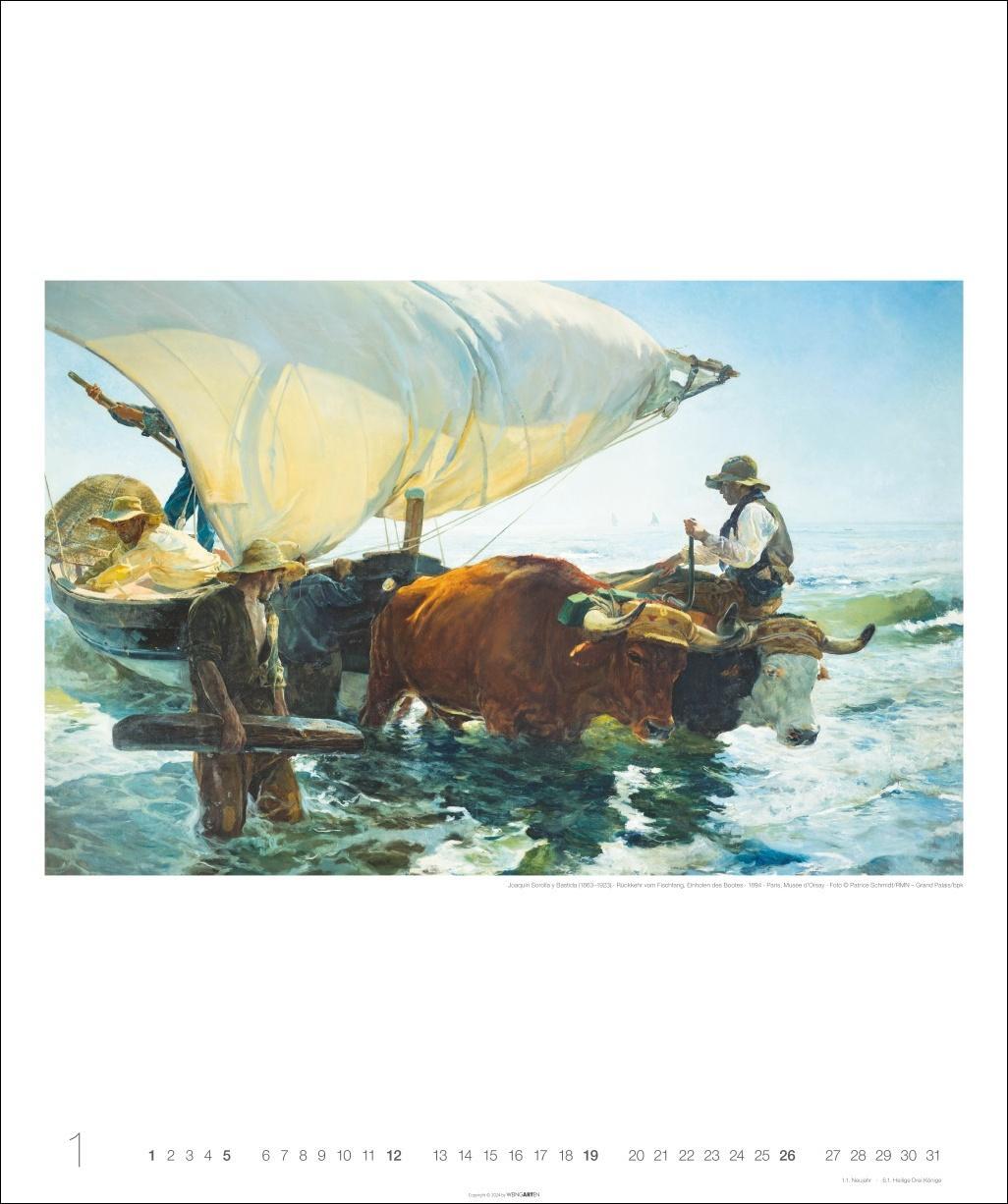 Bild: 9783839901267 | Joaquín Sorolla Edition Kalender 2025 - Sommer · Sonne · Meer | 14 S.