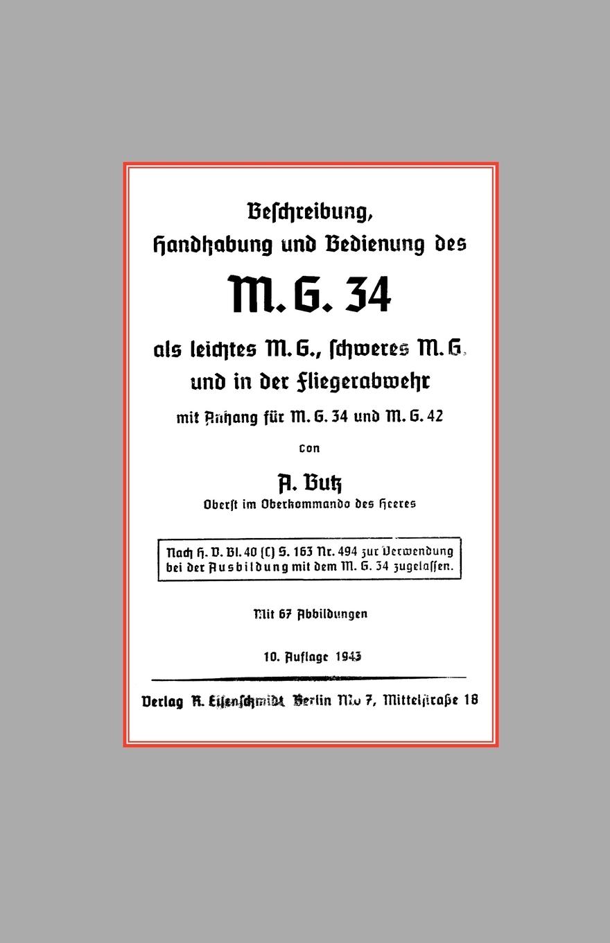 Cover: 9781843425182 | M.G.34 | A. Butz | Taschenbuch | Englisch | 2002 | EAN 9781843425182