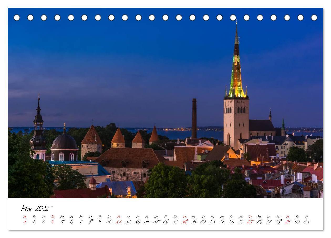 Bild: 9783435651252 | Tallinn Altstadt (Tischkalender 2025 DIN A5 quer), CALVENDO...