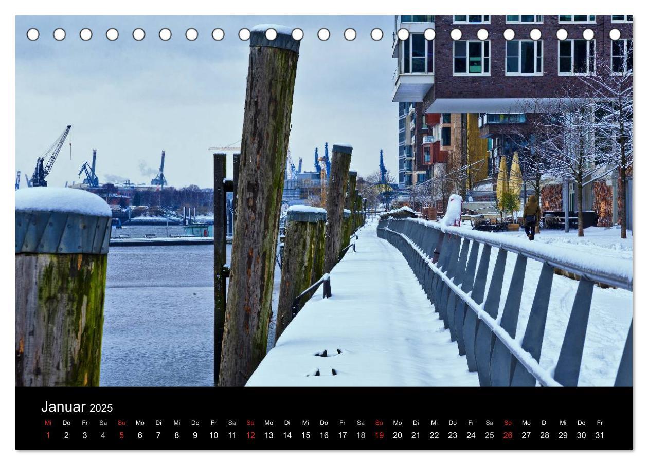 Bild: 9783435654970 | Charmantes Hamburg (Tischkalender 2025 DIN A5 quer), CALVENDO...