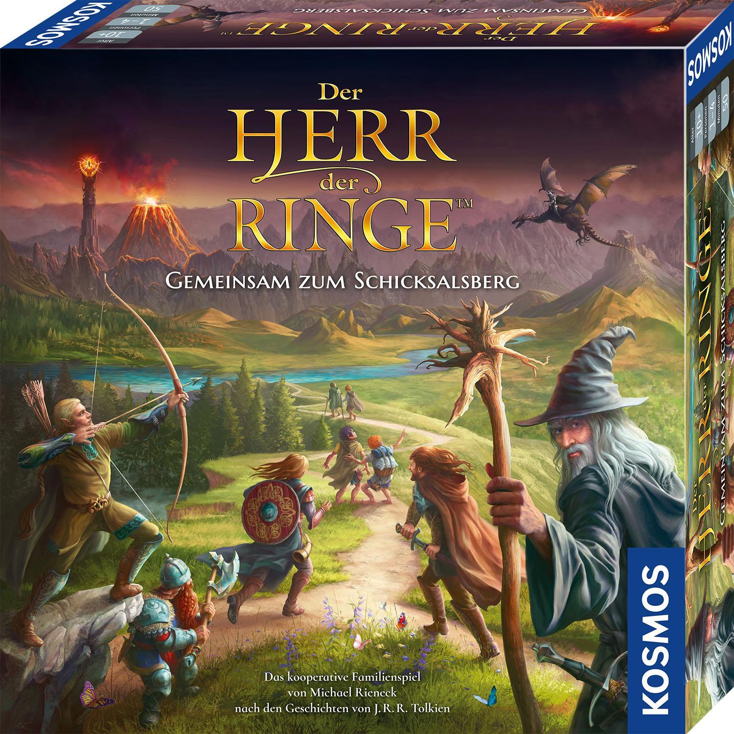 Cover: 4002051682804 | Der Herr der Ringe - Gemeinsam zum Schicksalsberg | Spiel | Rieneck