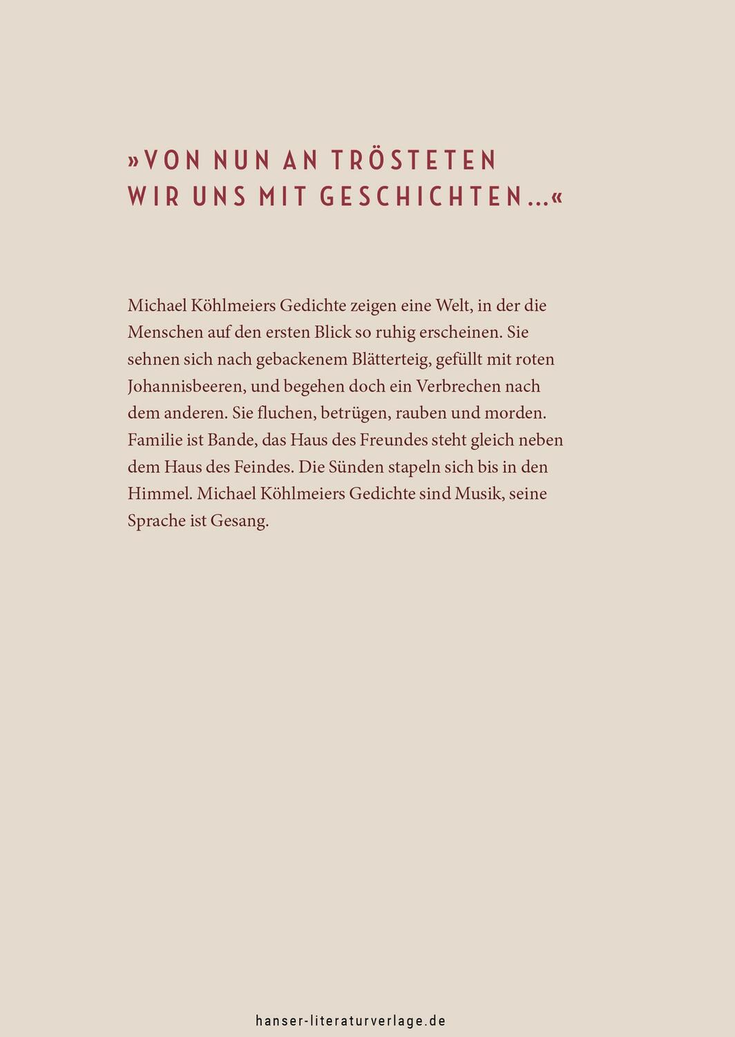 Bild: 9783446281288 | Im Lande Uz | Gedichte | Michael Köhlmeier | Buch | 96 S. | Deutsch