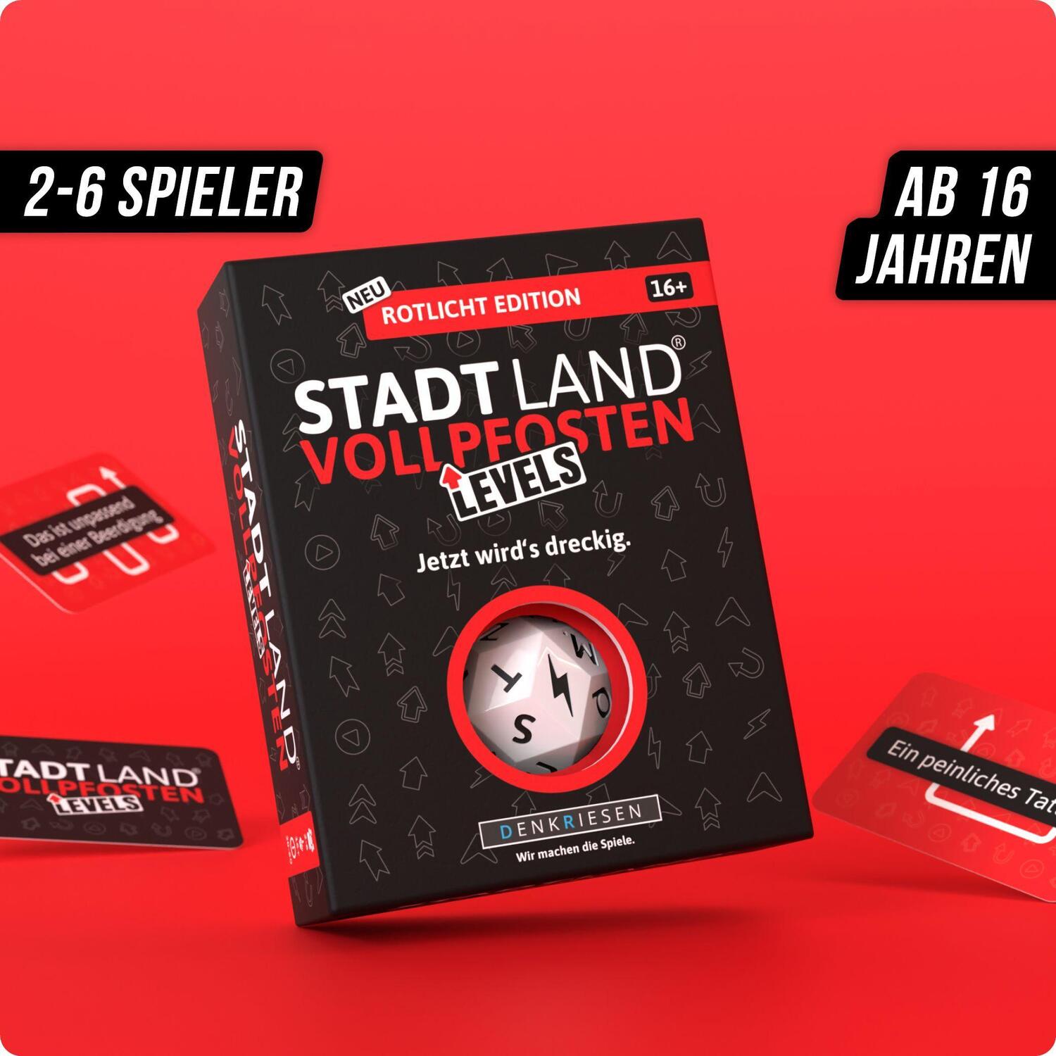 Bild: 4260528095209 | STADT LAND VOLLPFOSTEN® - Levels - ROTLICHT EDITION - "Jetzt wird's...