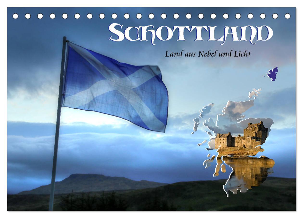 Cover: 9783435244331 | Schottland - Land aus Nebel und Licht (Tischkalender 2025 DIN A5...