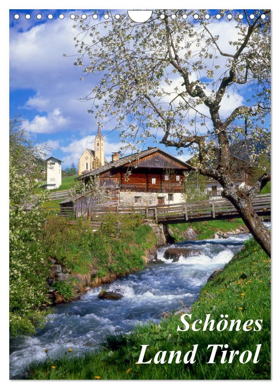 Cover: 9783457058855 | Schönes Land Tirol (Wandkalender 2025 DIN A4 hoch), CALVENDO...