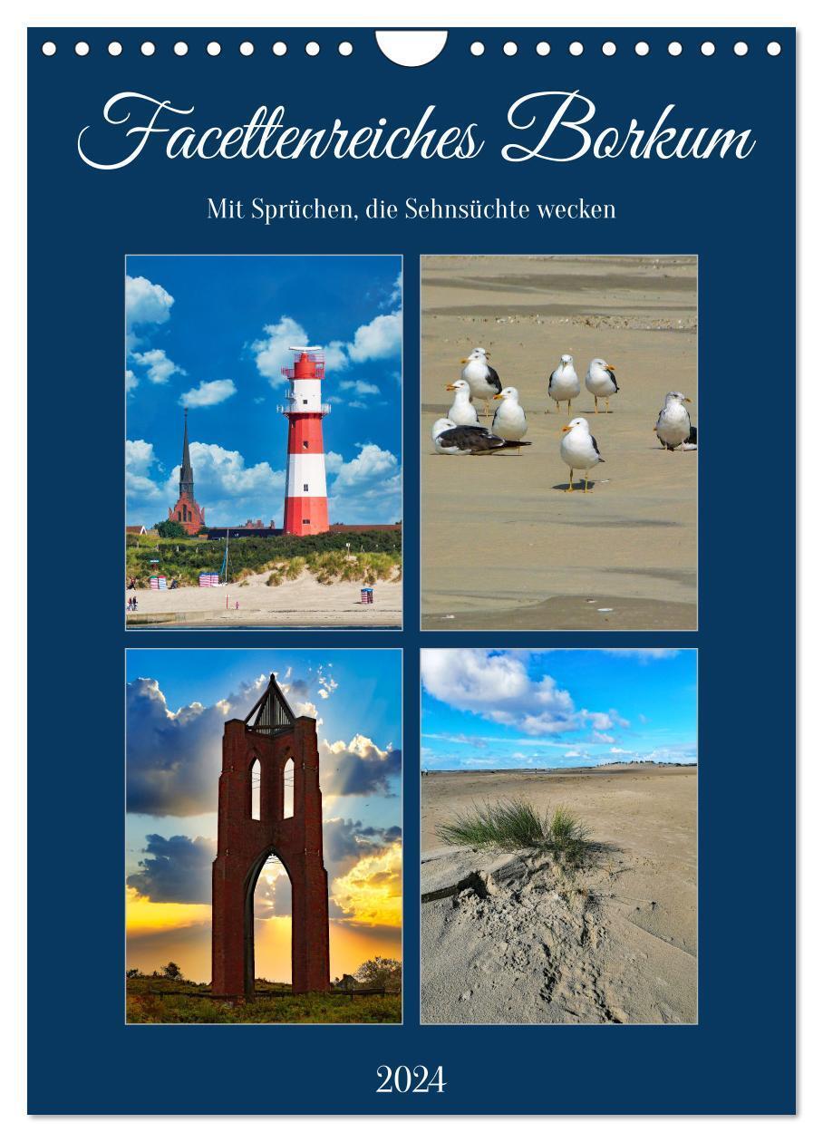 Cover: 9783383133985 | Facettenreiches Borkum (Wandkalender 2025 DIN A4 hoch), CALVENDO...