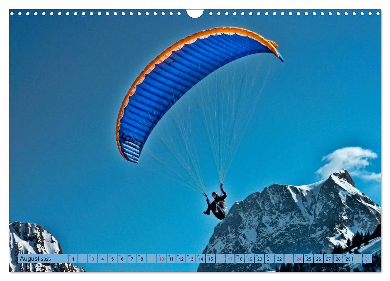 Bild: 9783435591367 | Frei sein - Paragliding (Wandkalender 2025 DIN A3 quer), CALVENDO...