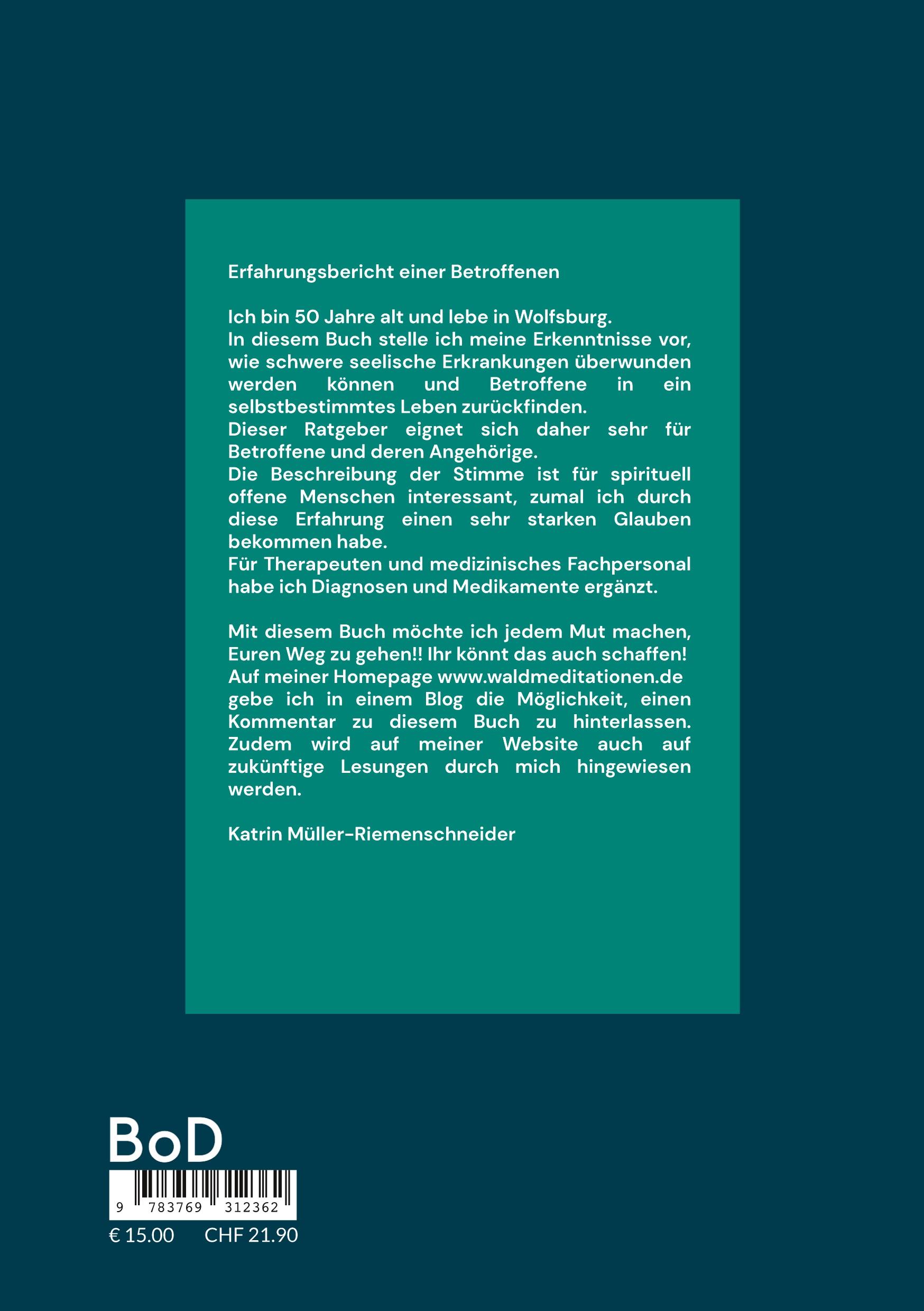 Rückseite: 9783769312362 | Über die Bewältigung seelischer Krisen und das Hören von Stimmen