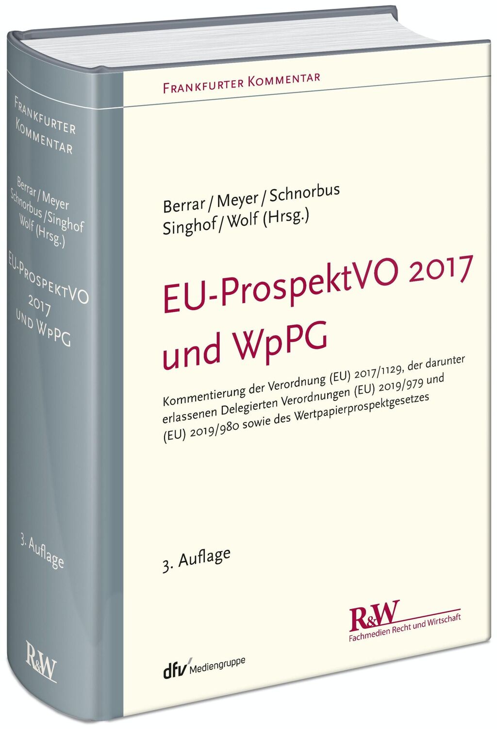 Cover: 9783800517176 | EU-ProspektVO 2017 und WpPG | Carsten Berrar (u. a.) | Buch | XLVI