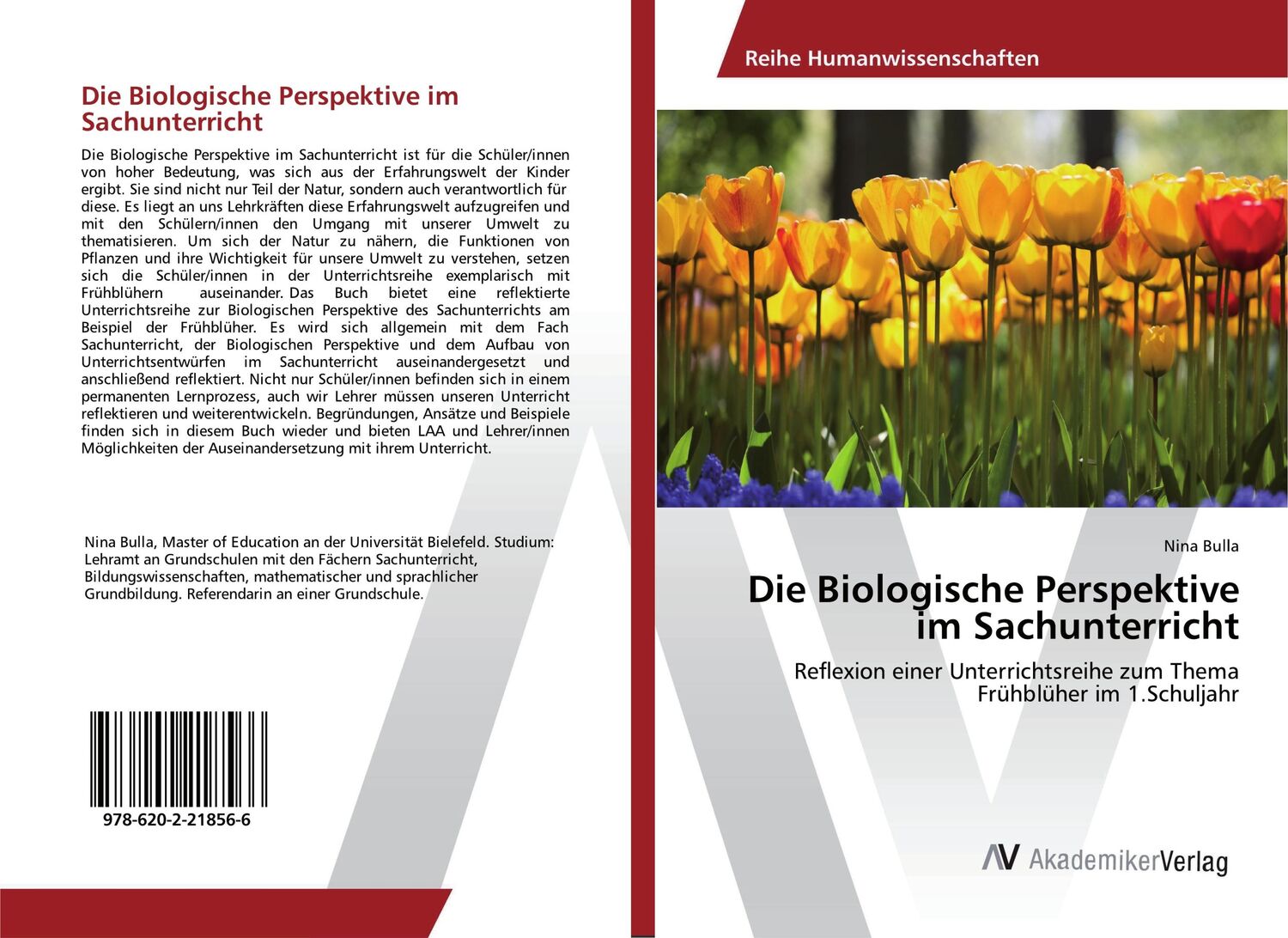 Cover: 9786202218566 | Die Biologische Perspektive im Sachunterricht | Nina Bulla | Buch