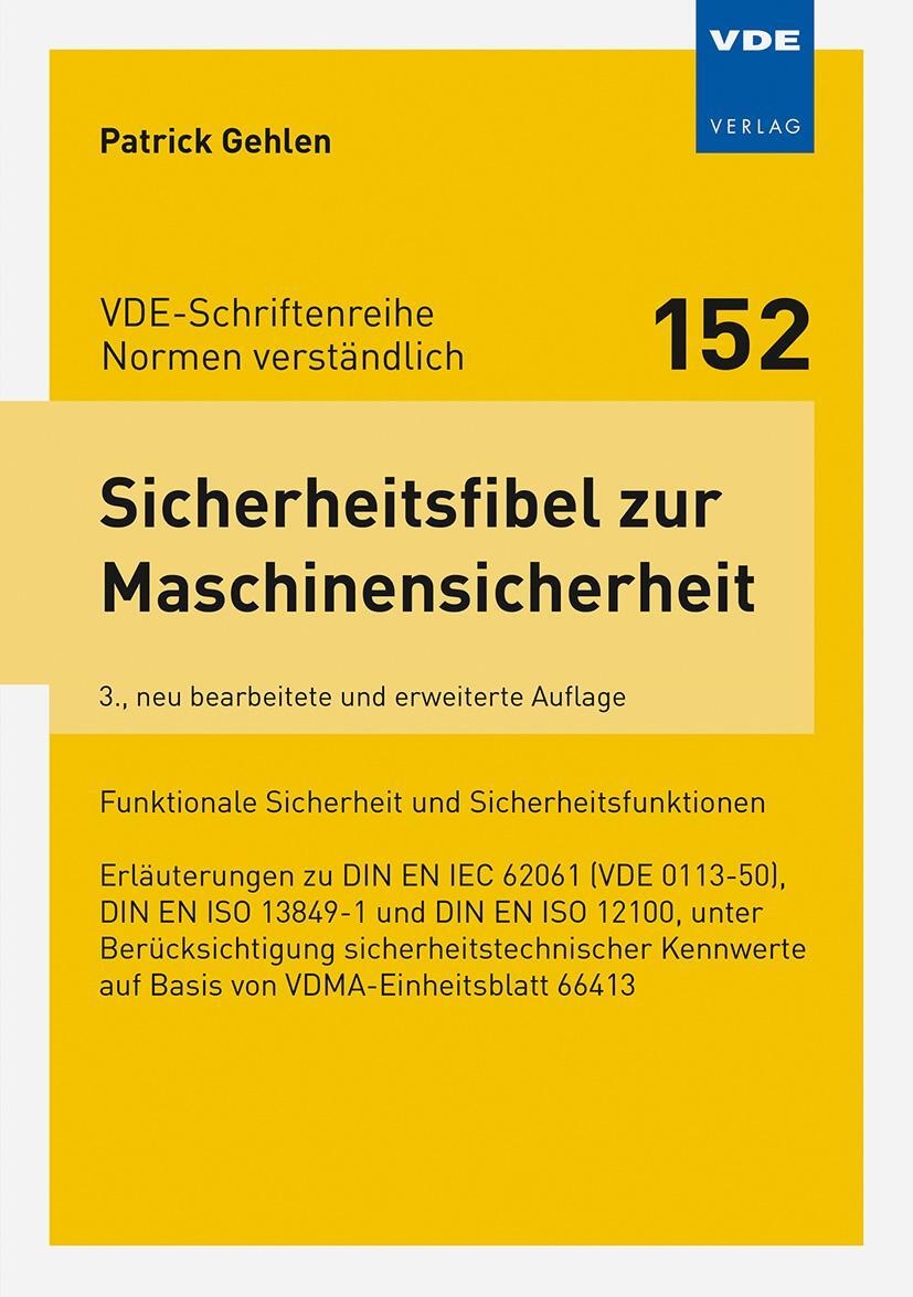 Cover: 9783800759804 | Sicherheitsfibel zur Maschinensicherheit | Patrick Gehlen | Buch