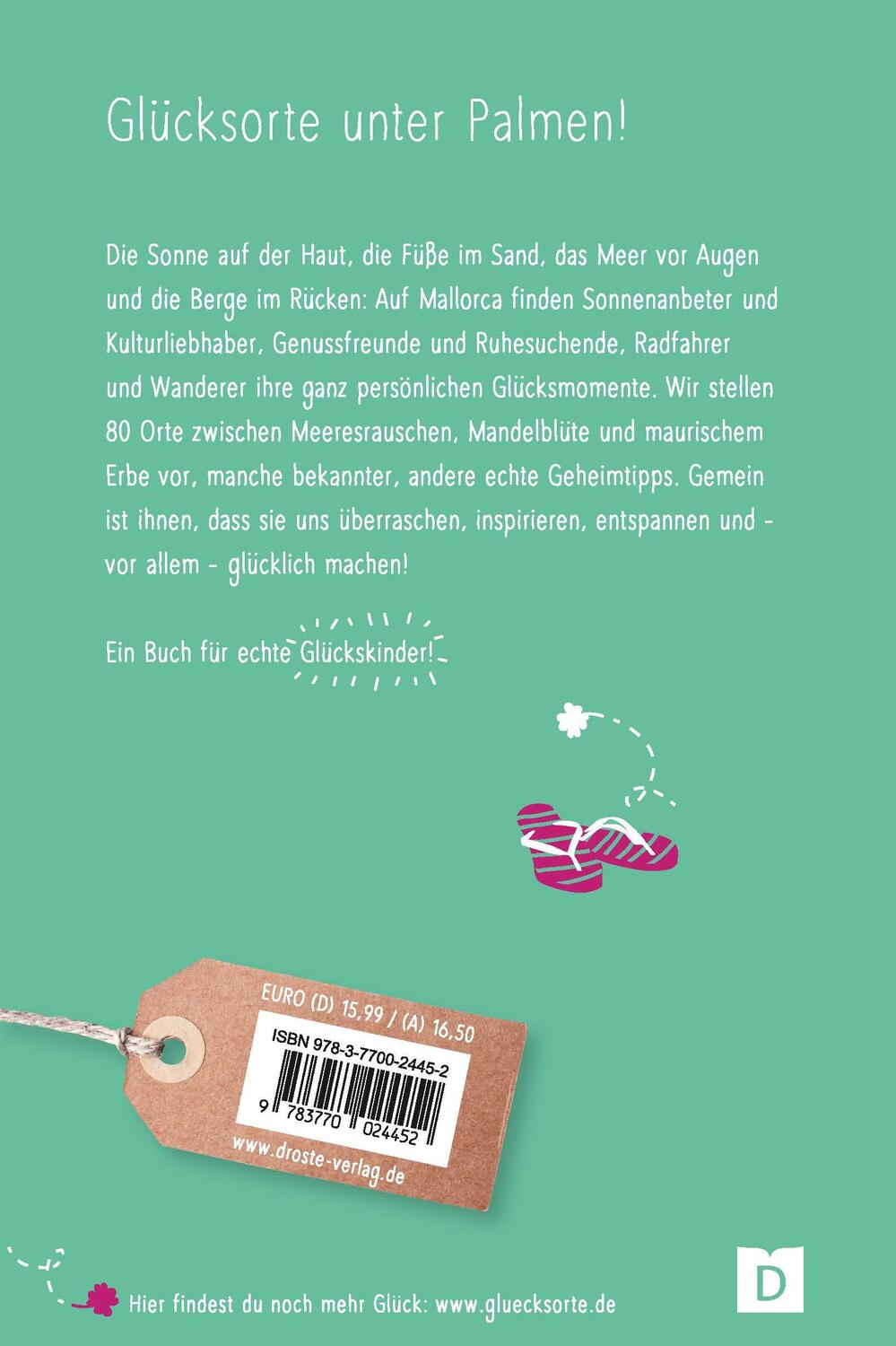 Rückseite: 9783770024452 | Glücksorte auf Mallorca | Fahr hin &amp; werd glücklich | Vogt (u. a.)