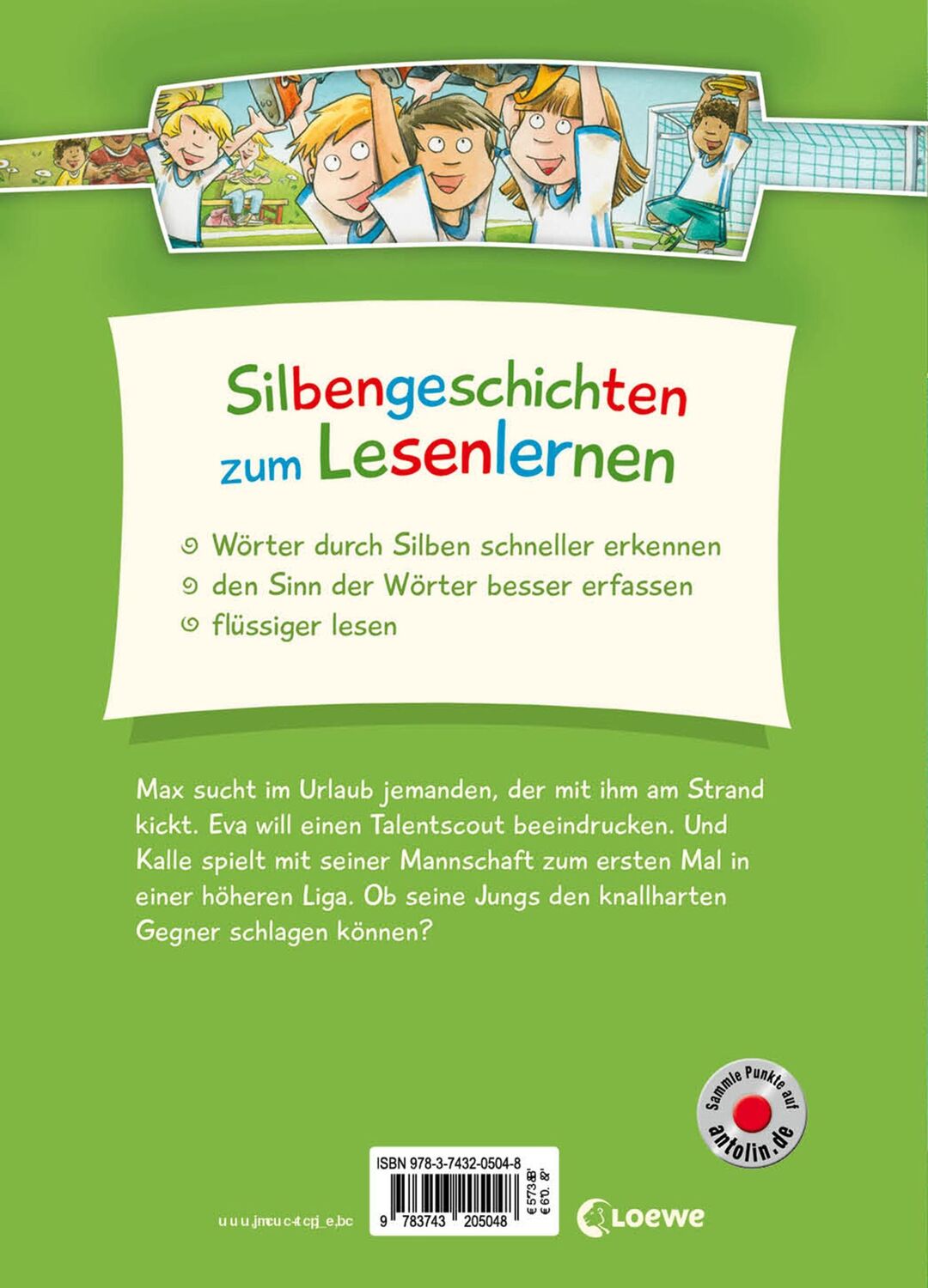 Rückseite: 9783743205048 | Silbengeschichten zum Lesenlernen - Fußballgeschichten | Thilo | Buch