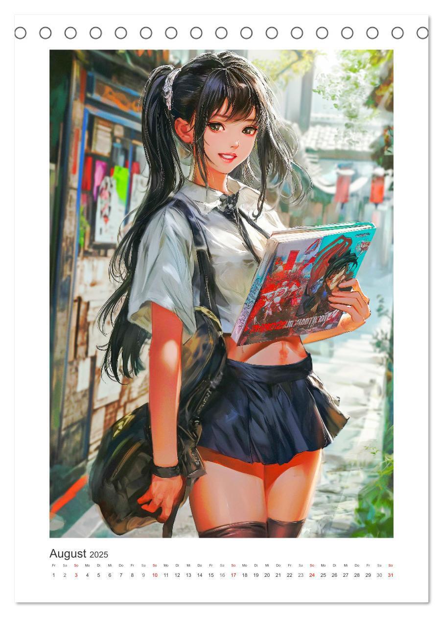 Bild: 9783383810893 | Manga-Girls. Coole Comics mit Ausstrahlungskraft (Tischkalender...