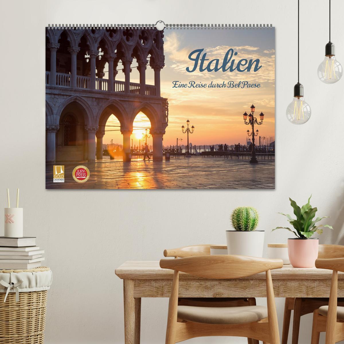 Bild: 9783435041824 | Italien - Eine Reise durch Bel Paese (Wandkalender 2025 DIN A2...