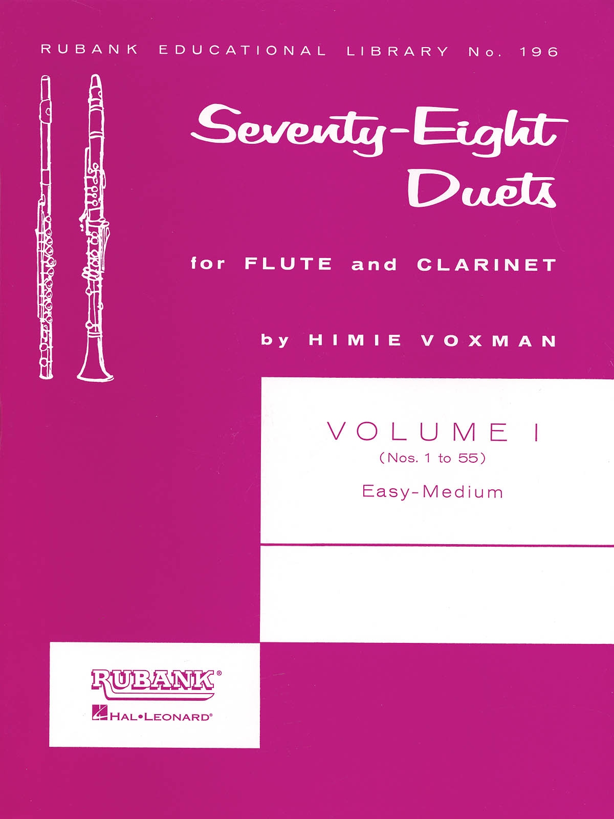 Cover: 73999986273 | 78 Duets for Flute and Clarinet Vol. 1 | Ensemble Collection | Buch