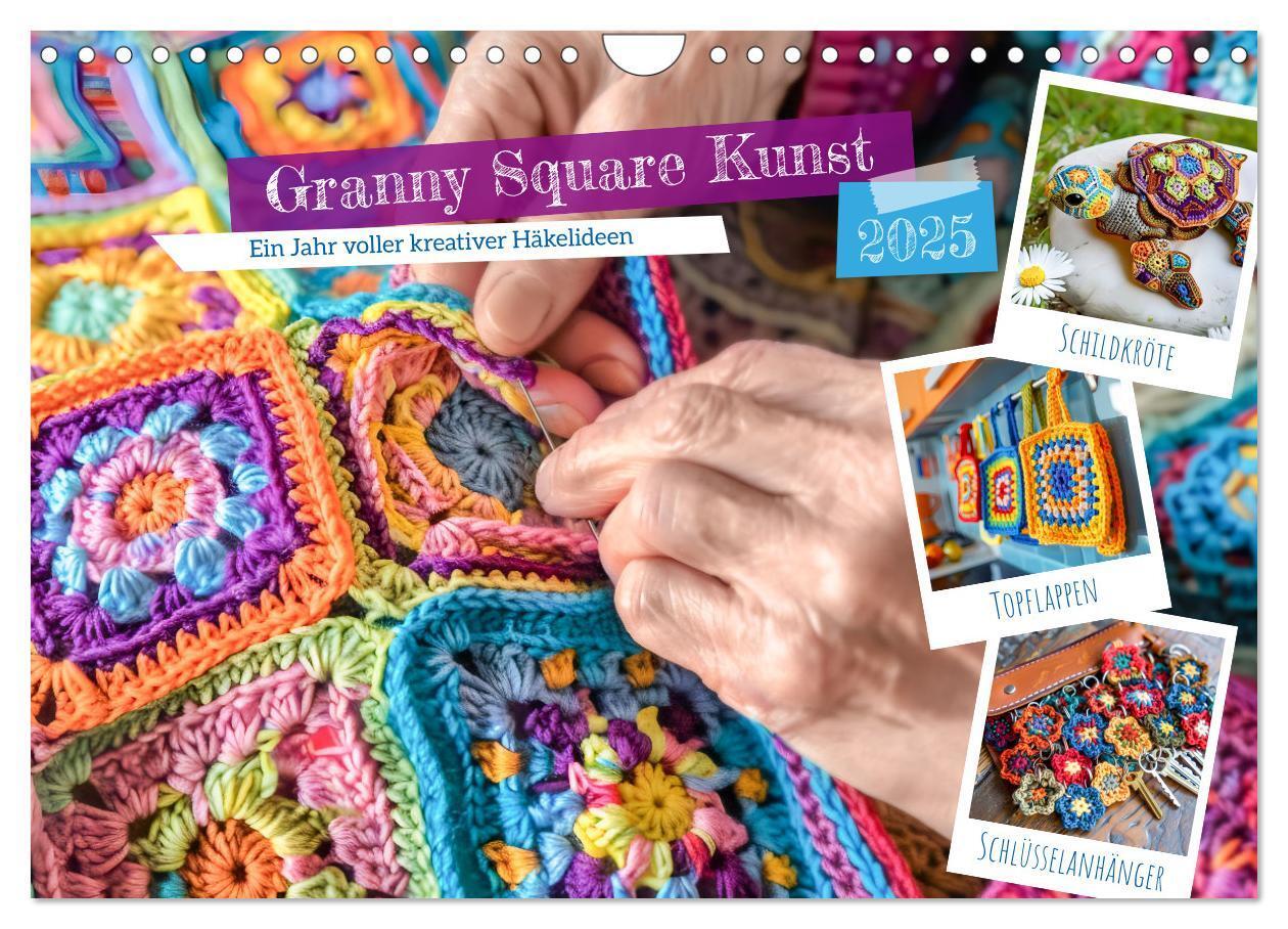 Cover: 9783383788772 | Granny Square Kunst - Ein Jahr voller kreativer Häkelideen...