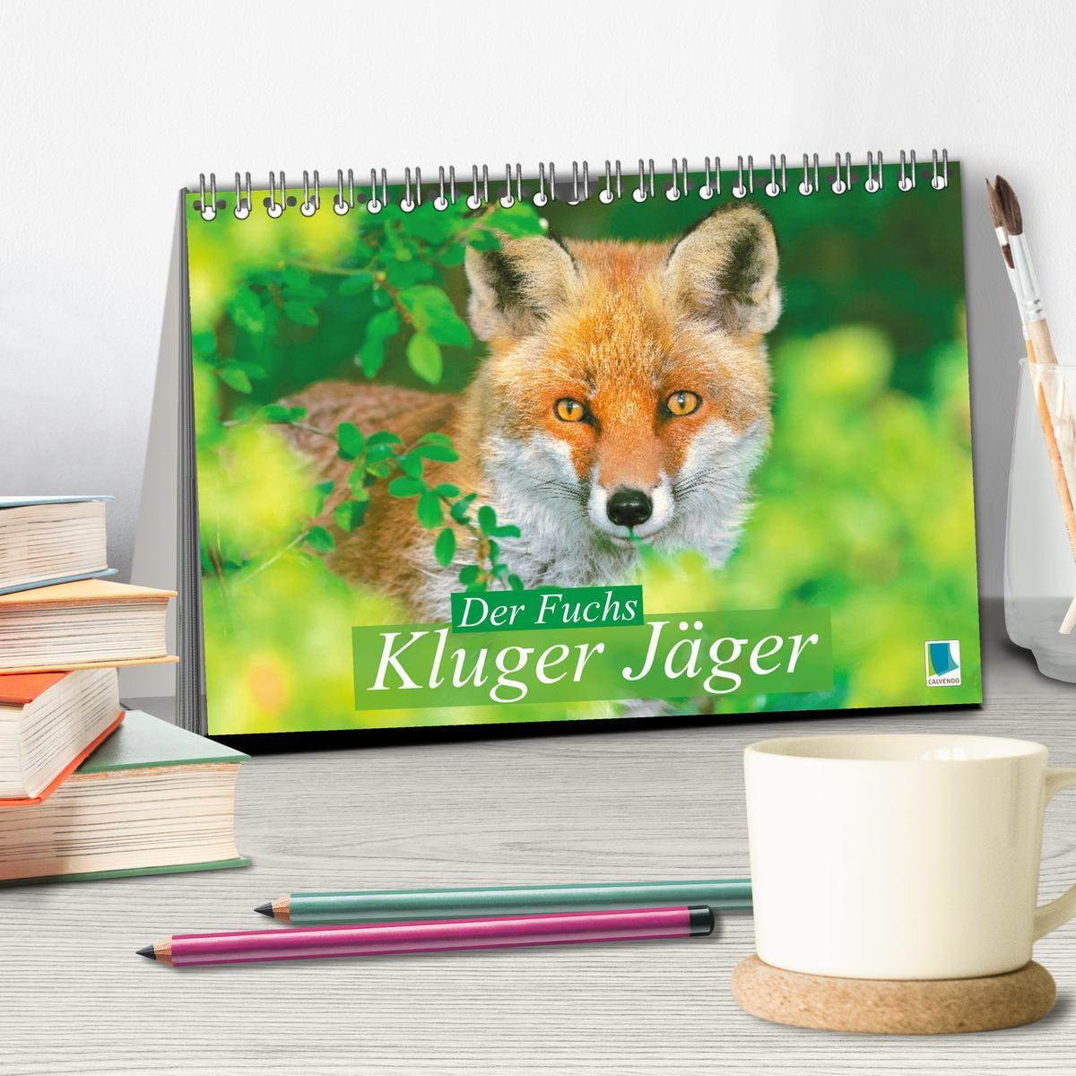 Bild: 9783383819629 | Der Fuchs: Kluger Jäger (Tischkalender 2025 DIN A5 quer), CALVENDO...