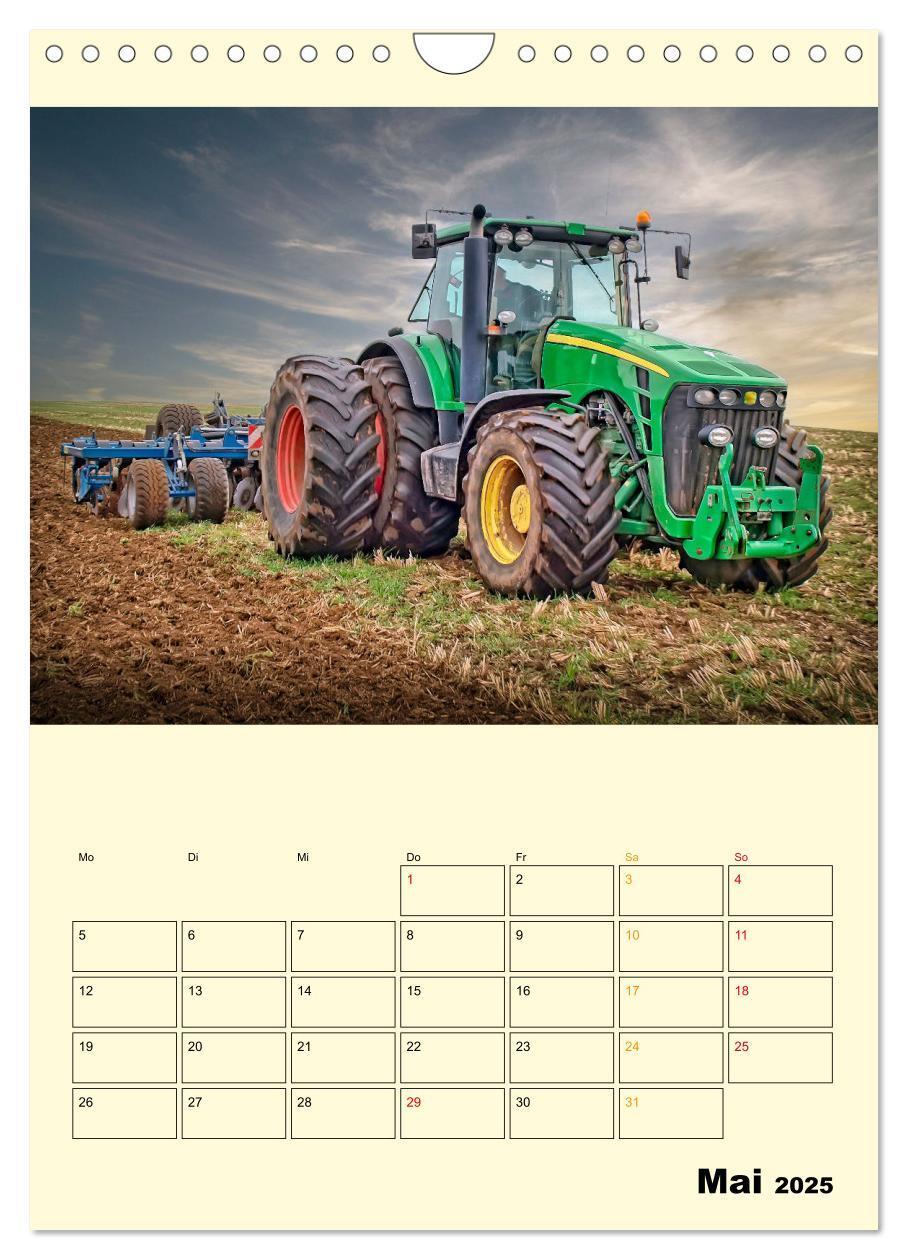 Bild: 9783435903757 | Traktor Giganten (Wandkalender 2025 DIN A4 hoch), CALVENDO...