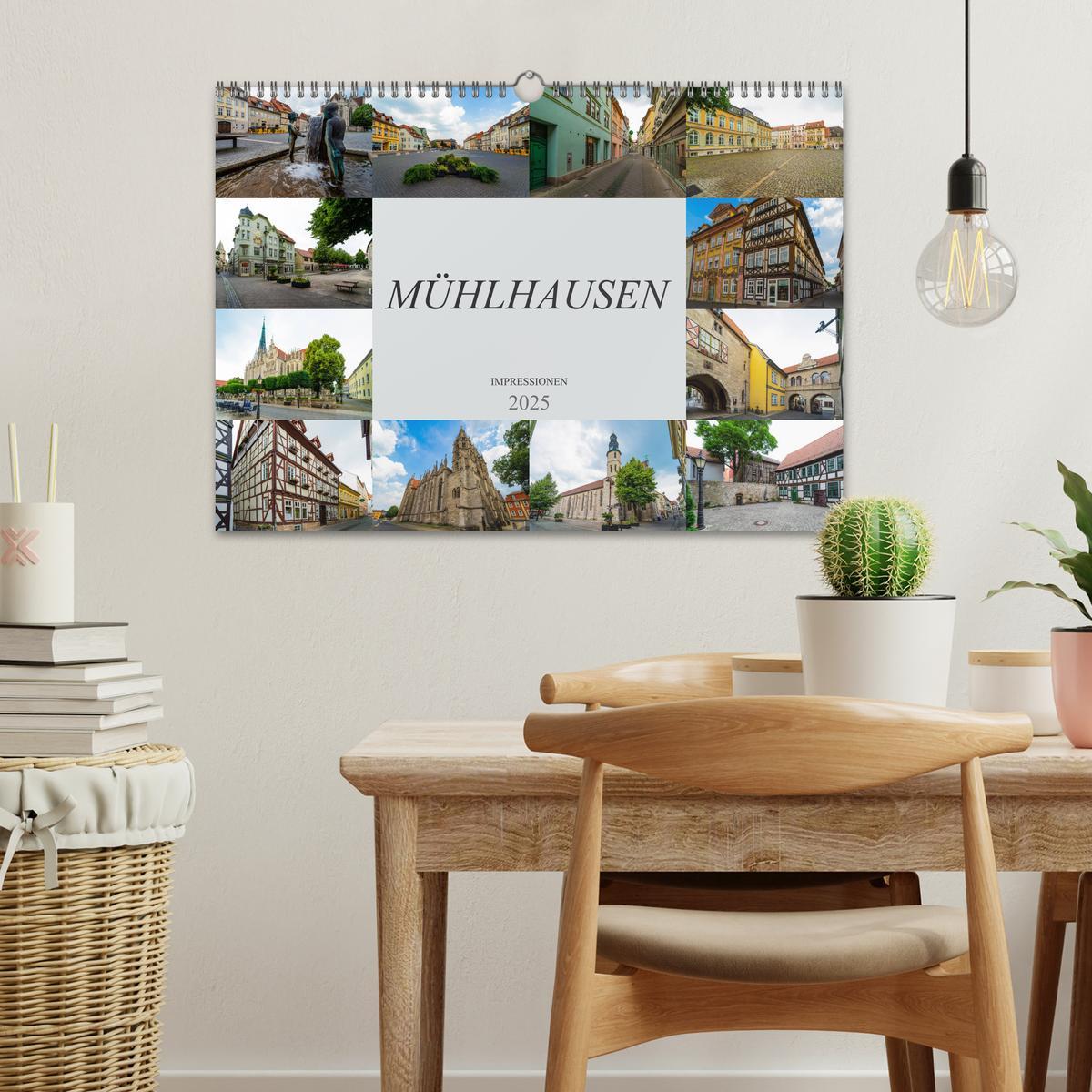 Bild: 9783435314973 | Mühlhausen Impressionen (Wandkalender 2025 DIN A3 quer), CALVENDO...