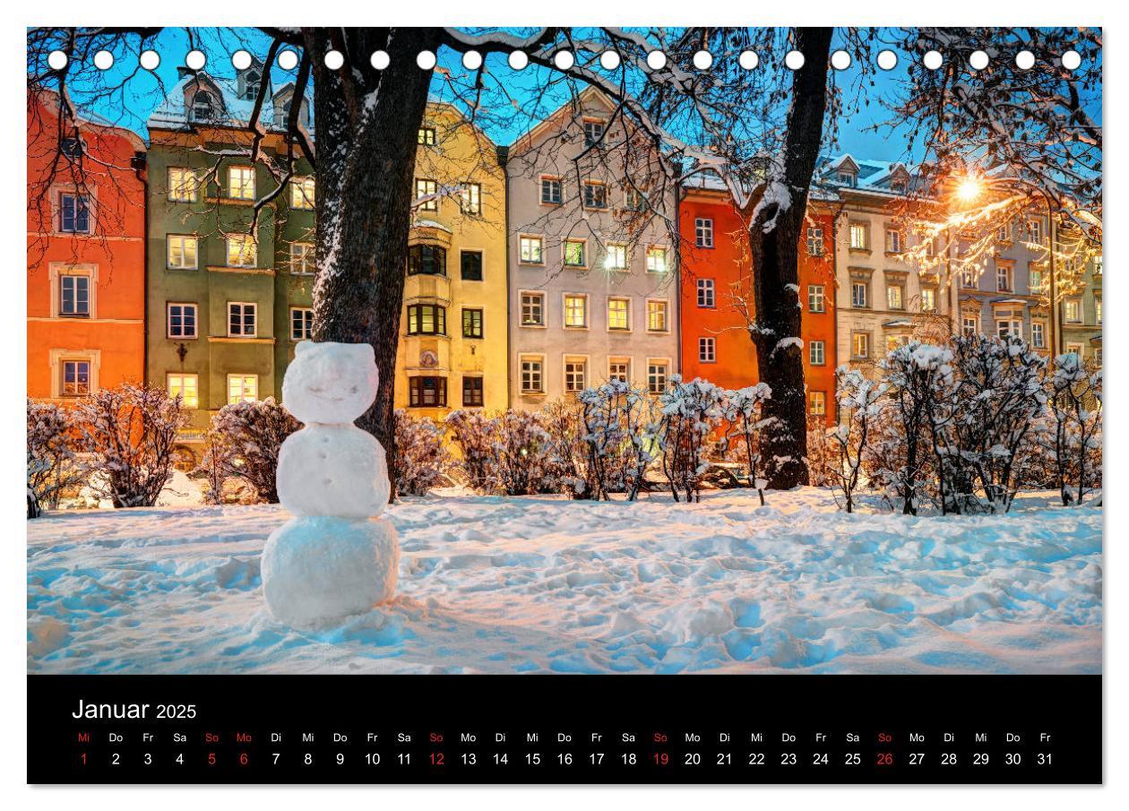 Bild: 9783435275878 | Innsbruck - Capital of the Alps (Tischkalender 2025 DIN A5 quer),...