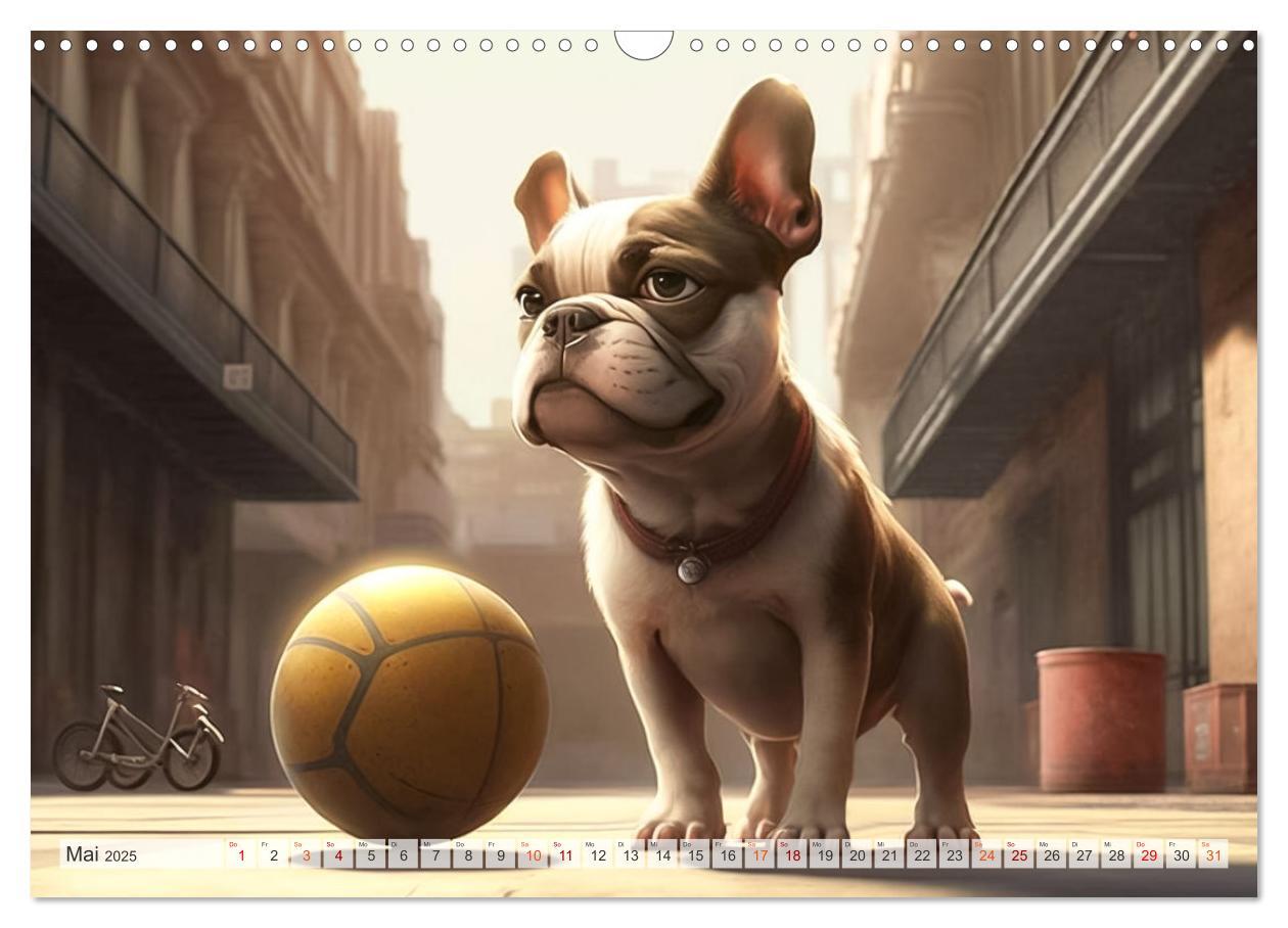 Bild: 9783383911033 | Comic Hunde (Wandkalender 2025 DIN A3 quer), CALVENDO Monatskalender