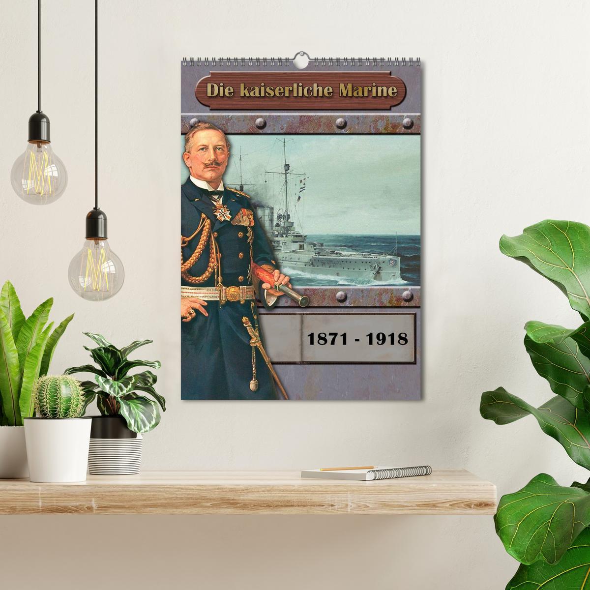 Bild: 9783457060148 | Die kaiserliche Marine 1871 - 1918 (Wandkalender 2025 DIN A3 hoch),...