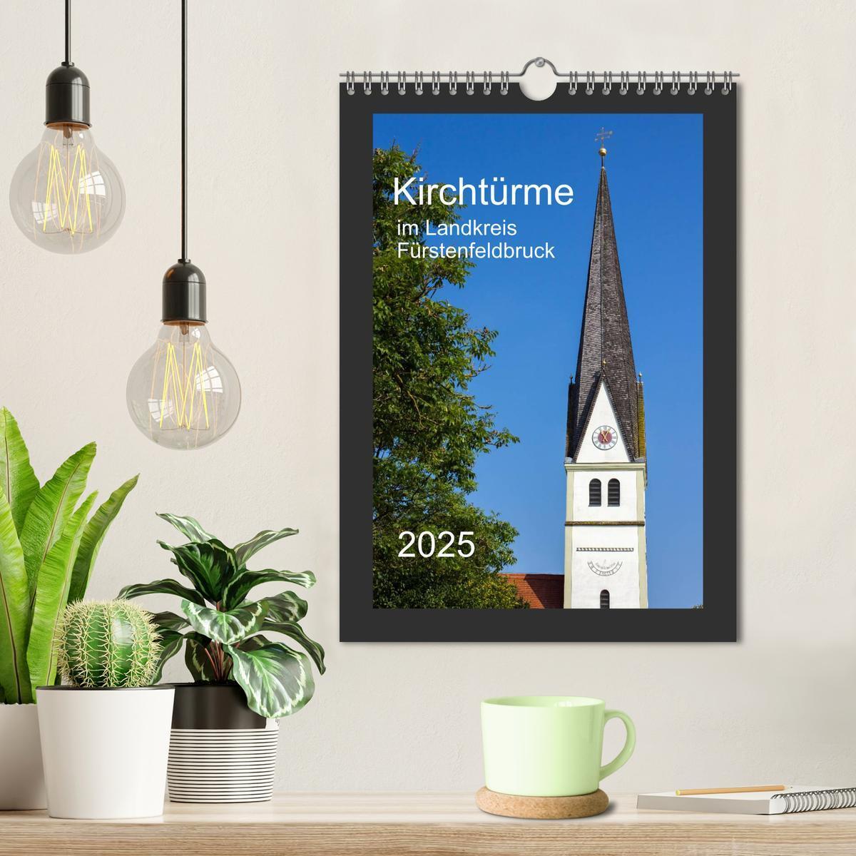 Bild: 9783457054659 | Kirchtürme im Landkreis Fürstenfeldbruck (Wandkalender 2025 DIN A4...