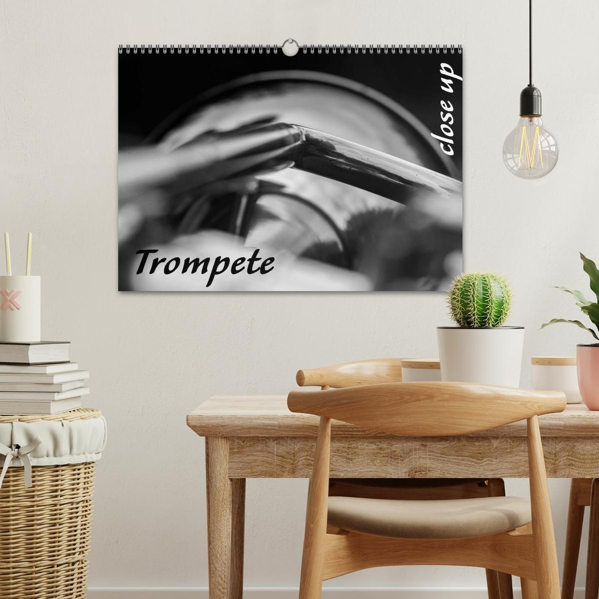 Bild: 9783435390625 | Trompete - Close up (Wandkalender 2025 DIN A3 quer), CALVENDO...