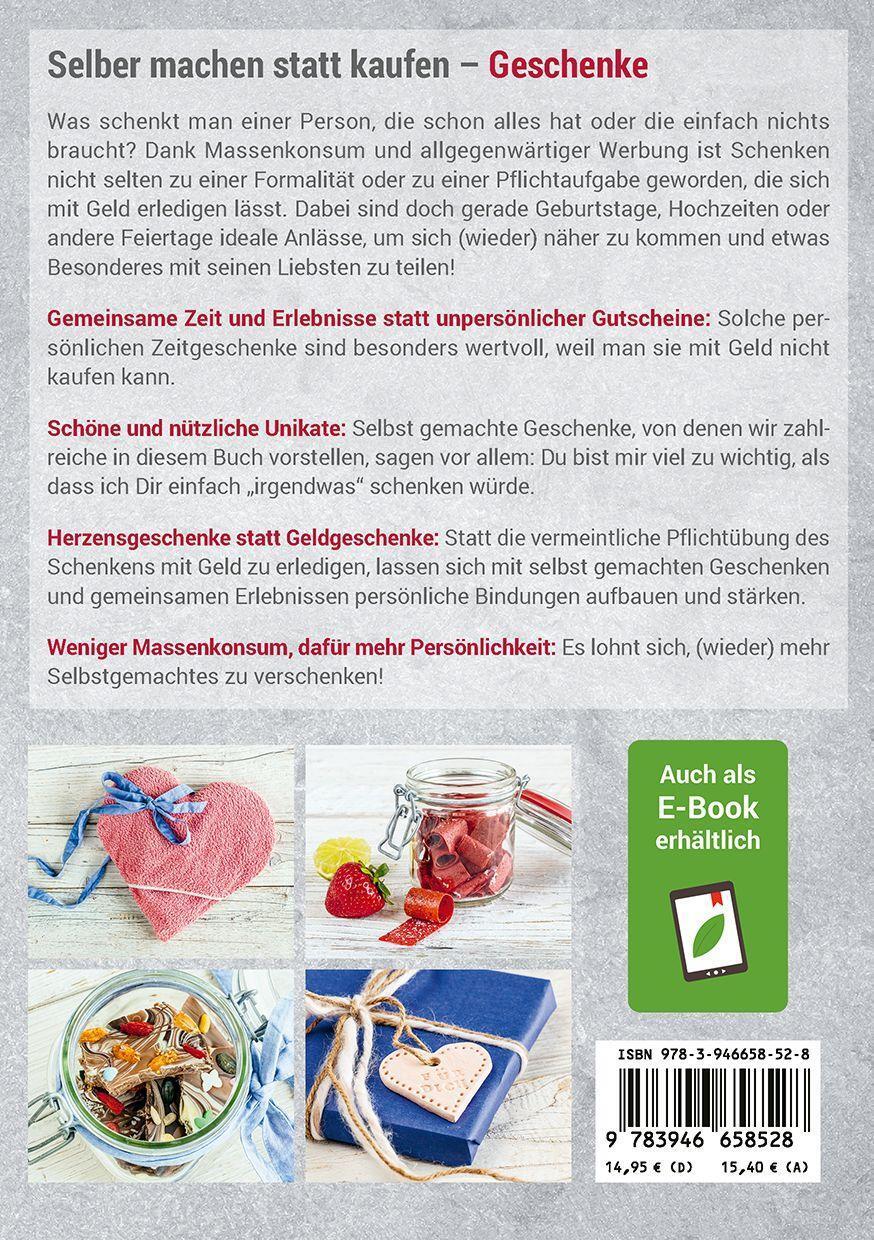 Bild: 9783946658528 | Selber machen statt kaufen - Geschenke | smarticular Verlag | Buch