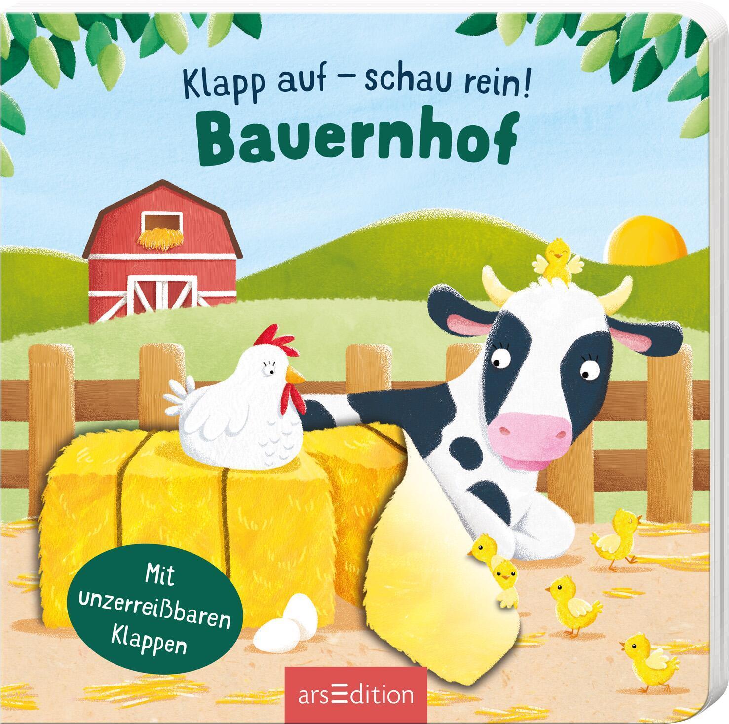 Cover: 9783845842066 | Klapp auf - schau rein: Bauernhof | Mit unzerreißbaren Klappen | Buch