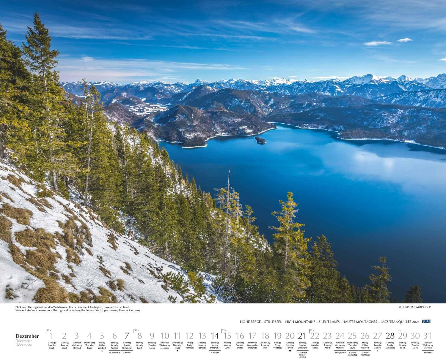 Bild: 4250809653570 | Hohe Berge - Stille Seen 2025 - Wandkalender 52 x 42,5 cm -...