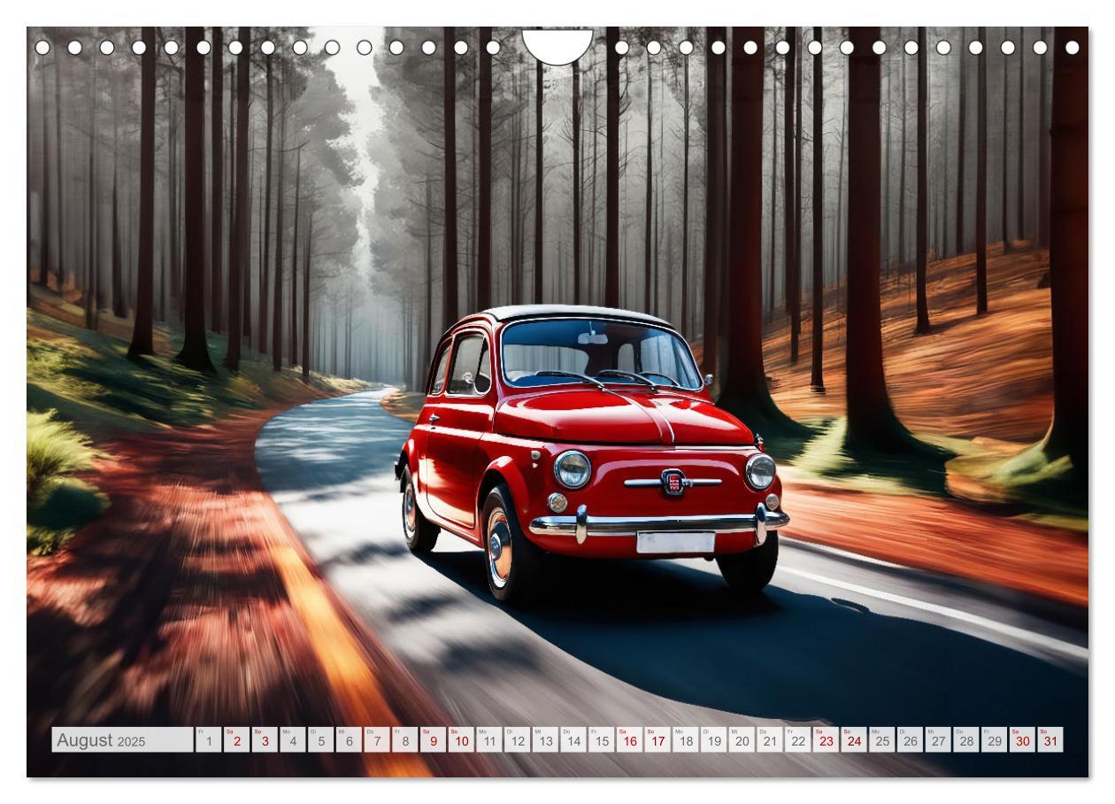 Bild: 9783457137598 | Virtual Classic Cars (Wandkalender 2025 DIN A4 quer), CALVENDO...