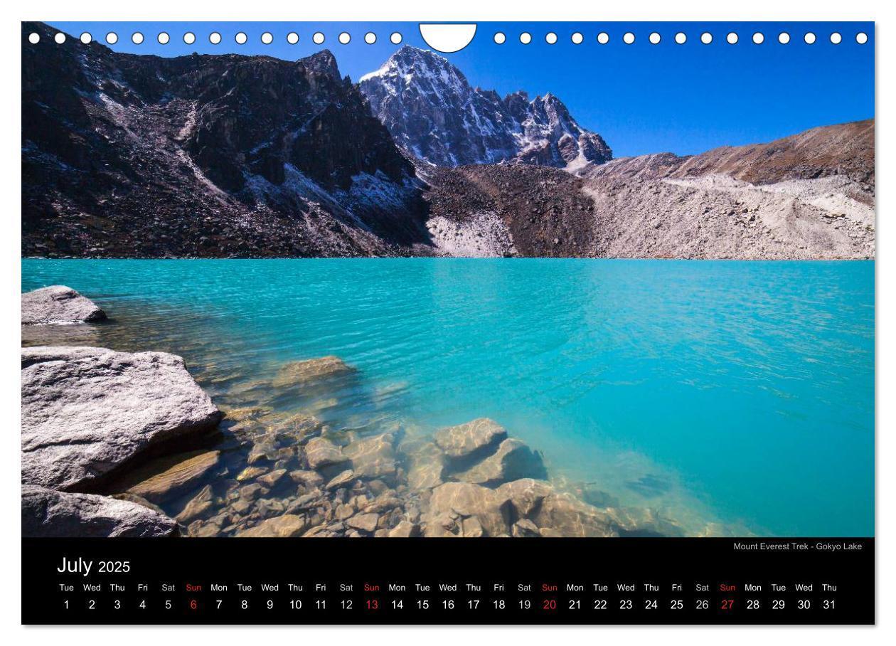 Bild: 9781325991471 | Mount Everest Trek (Wall Calendar 2025 DIN A4 landscape), CALVENDO...