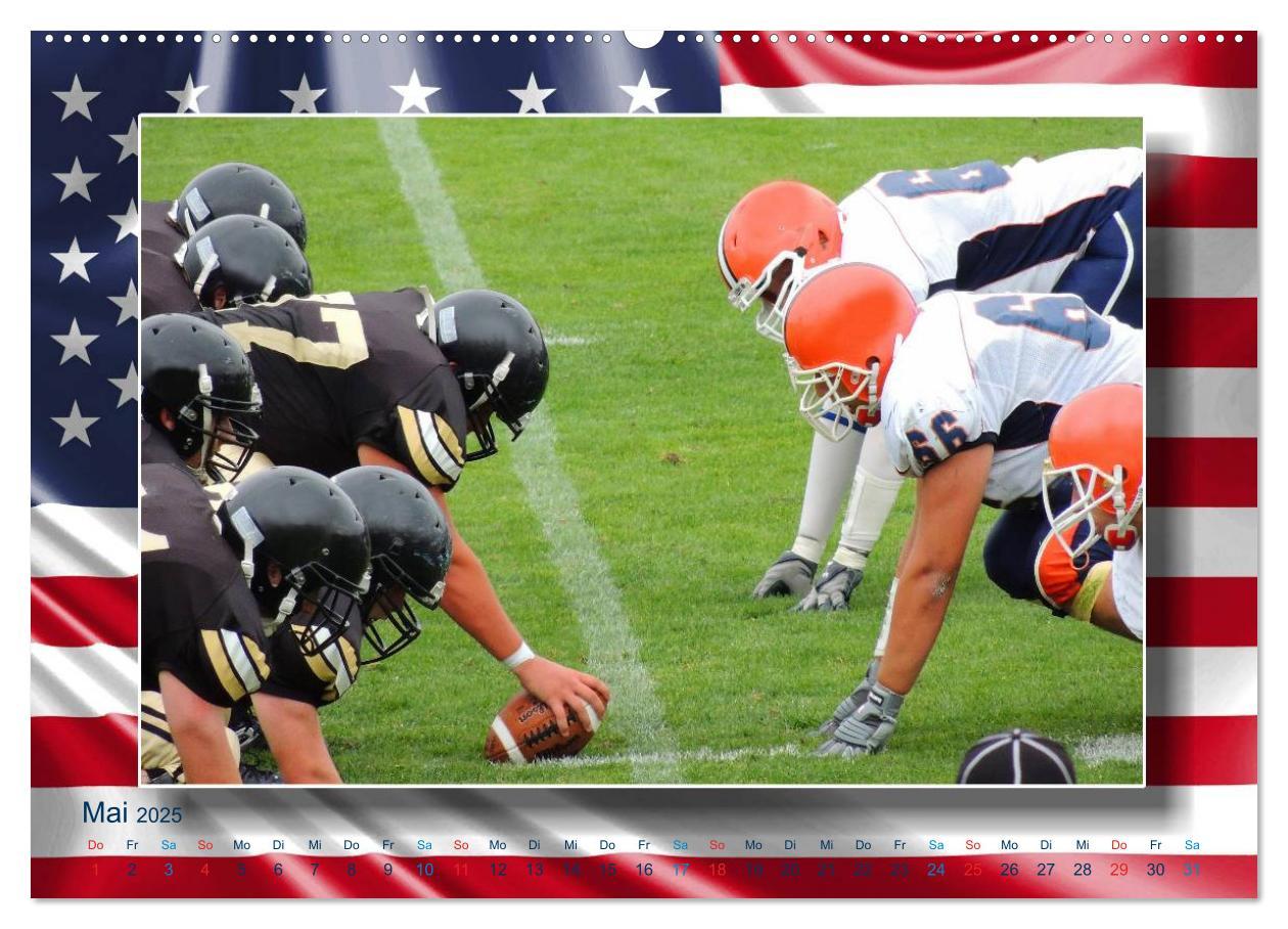 Bild: 9783435476930 | American Football - Kickoff (hochwertiger Premium Wandkalender 2025...