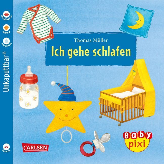 Cover: 9783551051530 | Baby Pixi (unkaputtbar) 51: Ich gehe schlafen | Thomas Müller | 16 S.