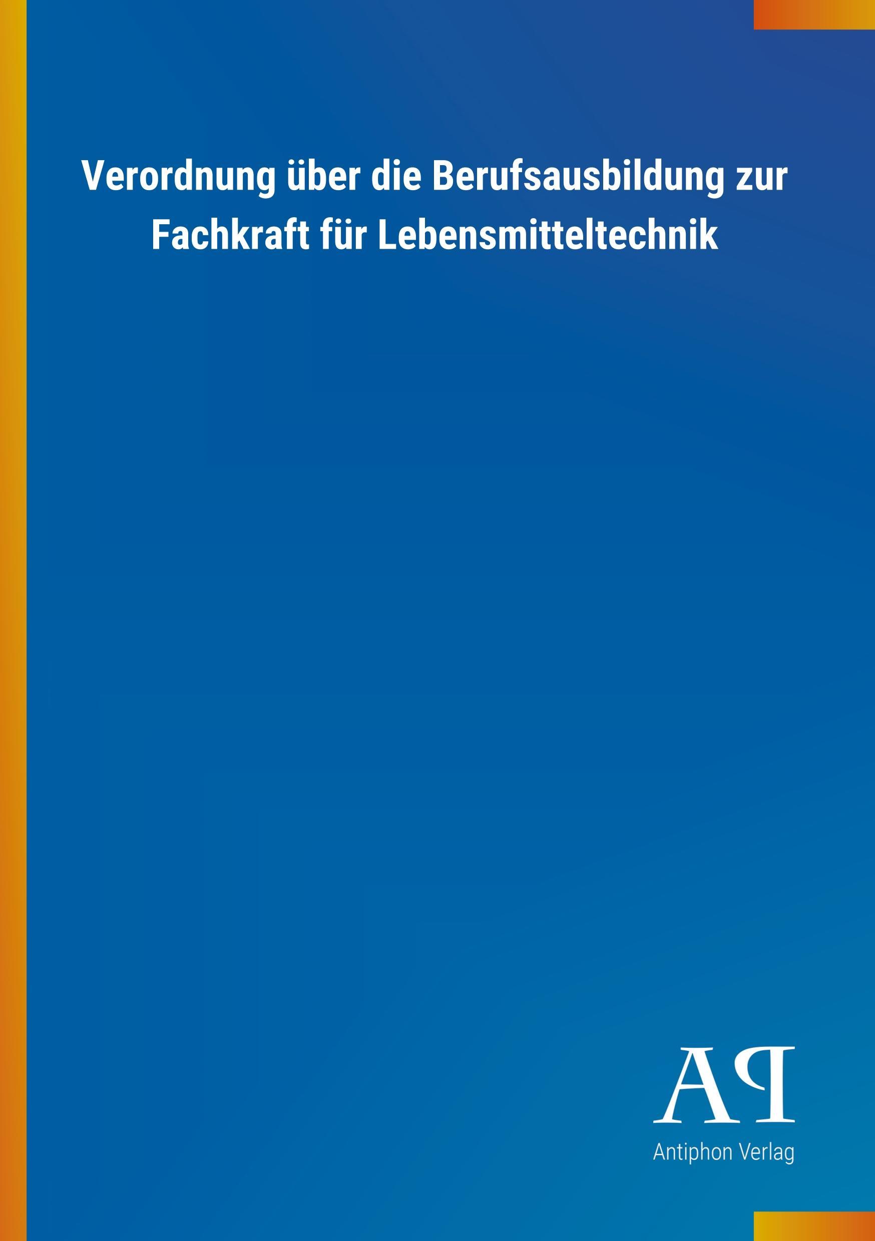 Cover: 9783731422143 | Verordnung über die Berufsausbildung zur Fachkraft für...